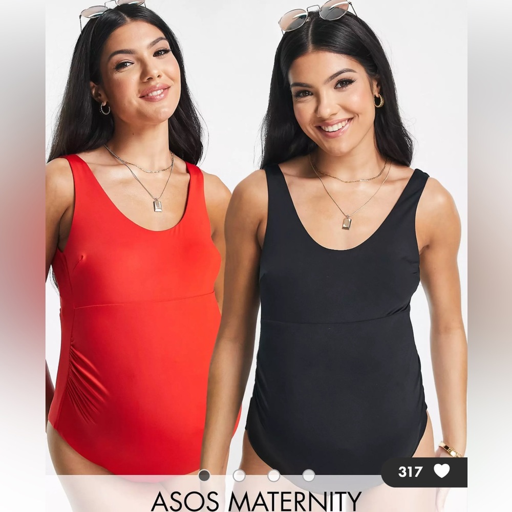 Asos maternity 2-pack Swimsuits, Size 4